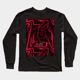 Charles Leclerc 16 - F1 Retro Design Long Sleeve T-Shirt